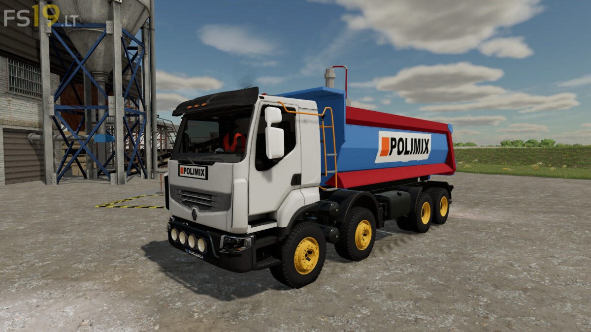 Renault Lander 8x4 Tipper Truck V 1 0 FS22 Mods