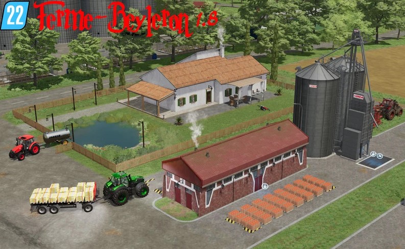 Ferme Beyleron Map Fs Mods Farming Simulator Mods