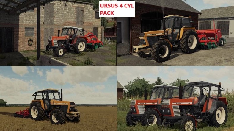 Ursus C385 1014 4 Cylinders Pack V 1 0 0 3 FS22 Mods