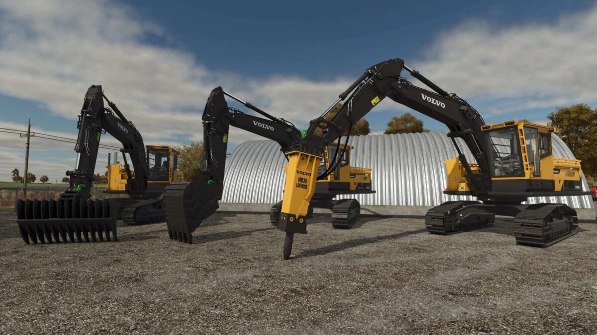 Excavator Tool Pack V 1 0 FS22 Mods