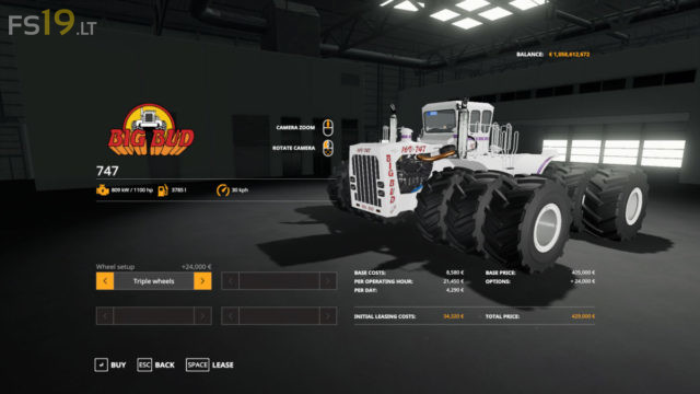 Big Bud 747 V 1010 Fs19 Mods Farming Simulator 19 Mods 5838