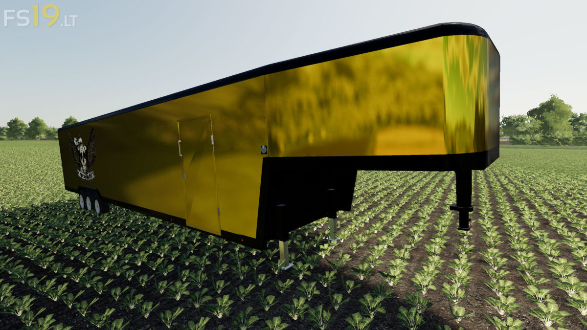 Car Box Trailer v 1.0 - FS19 mods / Farming Simulator 19 mods