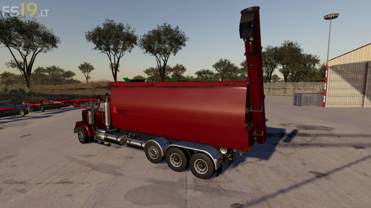Peecon Hooklift Auger Container v 1.0 - FS19 mods / Farming Simulator.