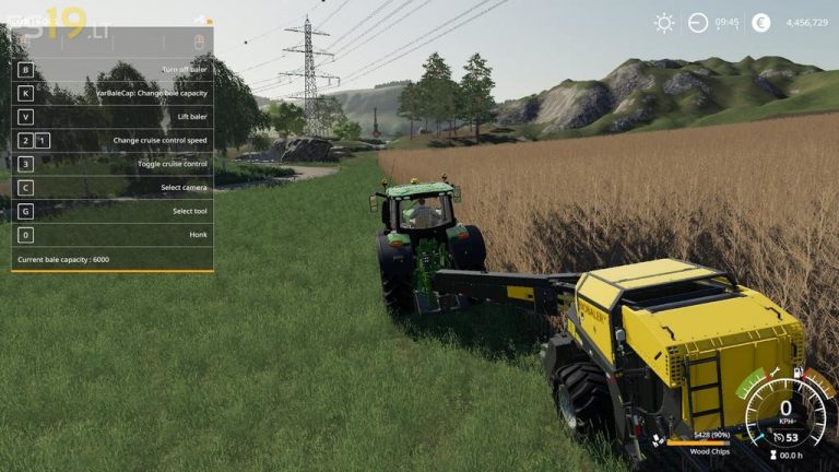 Variable Bale Capacity v 1.0 - FS19 mods / Farming Simulator 19 mods