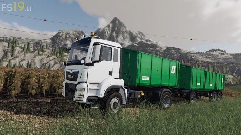 Man Tgs Agro Truck Kroger Hkd Trailer V Fs Mods Farming Simulator Mods