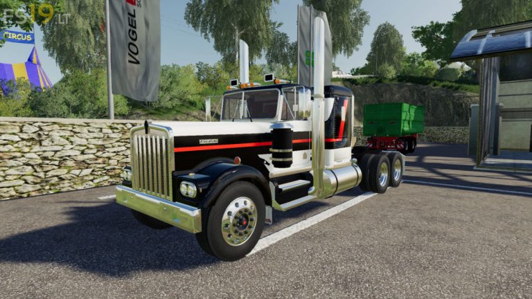 Kenworth W900A Flat Top v 1.0 - FS19 mods / Farming Simulator 19 mods