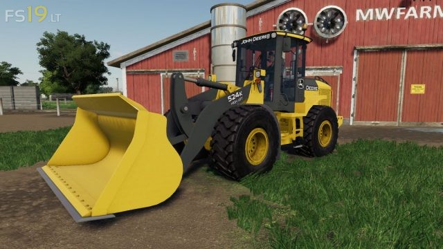 John Deere 524K v 1.0 - FS19 mods / Farming Simulator 19 mods