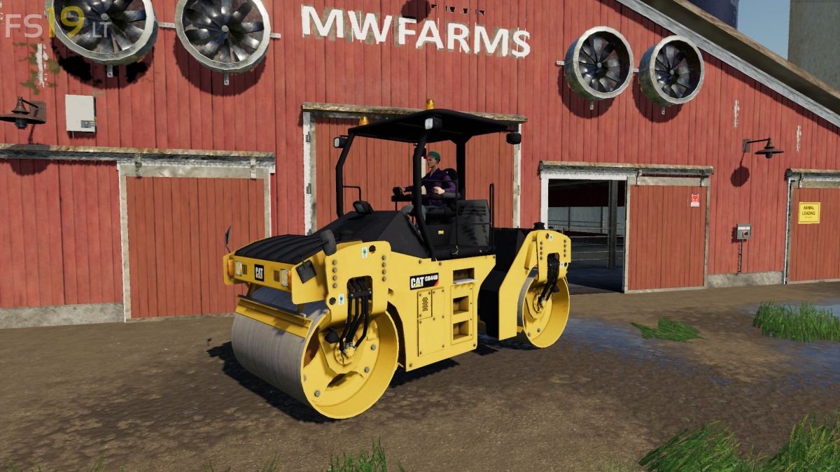 Caterpillar CB44B v 1 0 FS19  mods Farming Simulator 19 