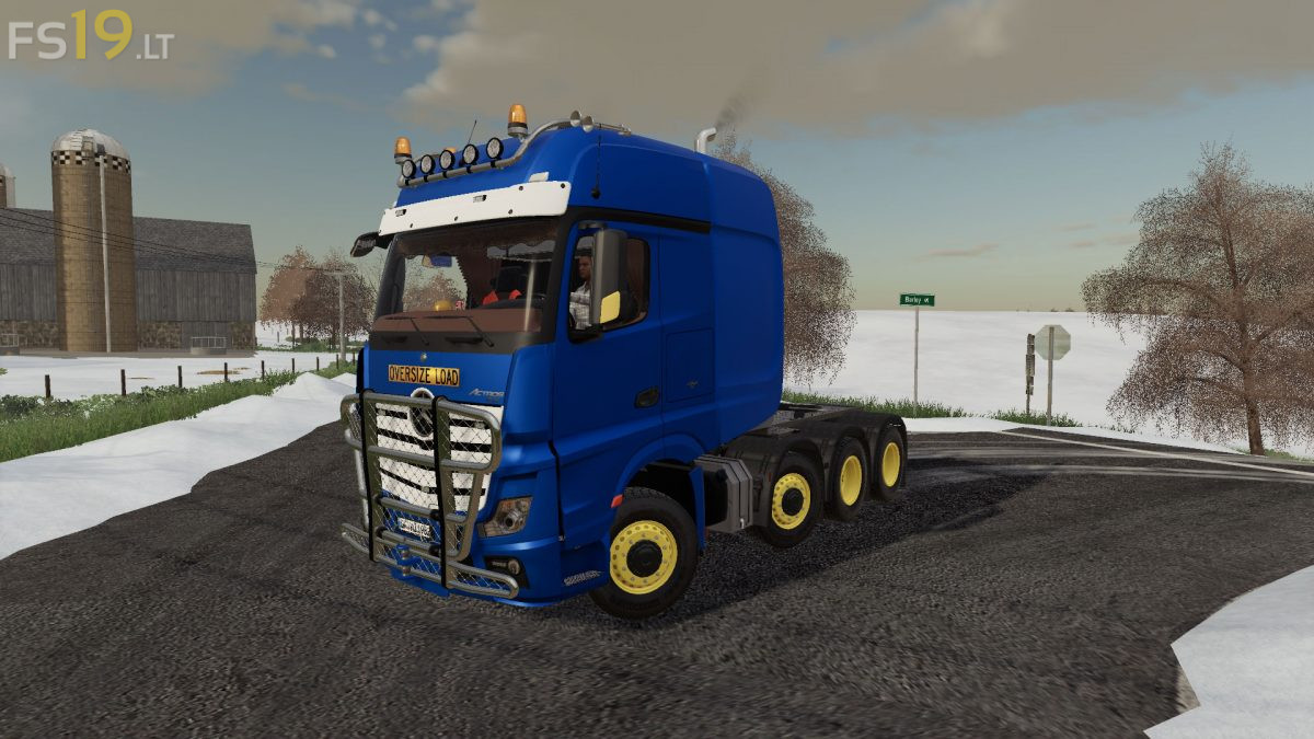 Mercedes Actros SLT 8x4 v 1.0 - FS19 mods / Farming Simulator 19 mods