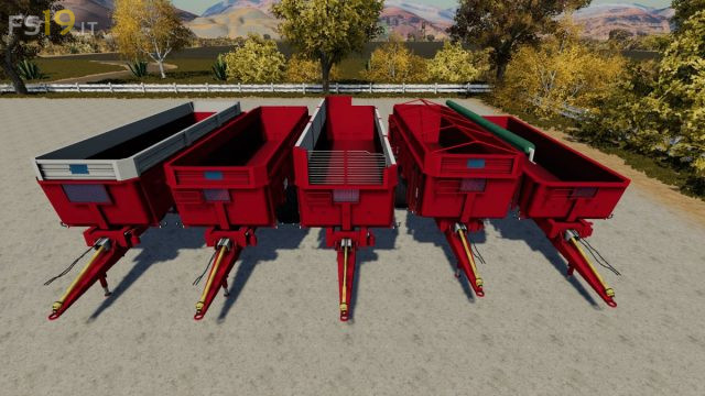 Delaplace Trailers Pack v 1.0 - FS19 mods / Farming Simulator 19 mods