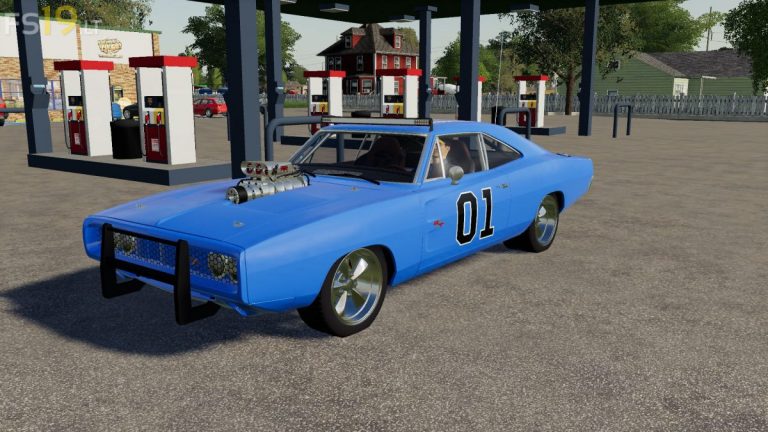 1970 Dodge Charger General Lee v 2.0 - FS19 mods / Farming Simulator 19 ...