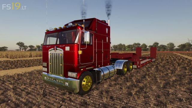 Kenworth K100 v 1.1 - FS19 mods / Farming Simulator 19 mods