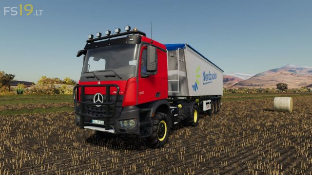 Mercedes Benz Arocs Agrar v 1.0 - FS19 mods / Farming Simulator 19 mods