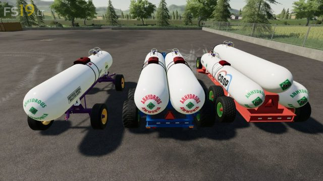 Anhydrous Tank Wagons Pack V Fs Mods Farming Simulator Mods