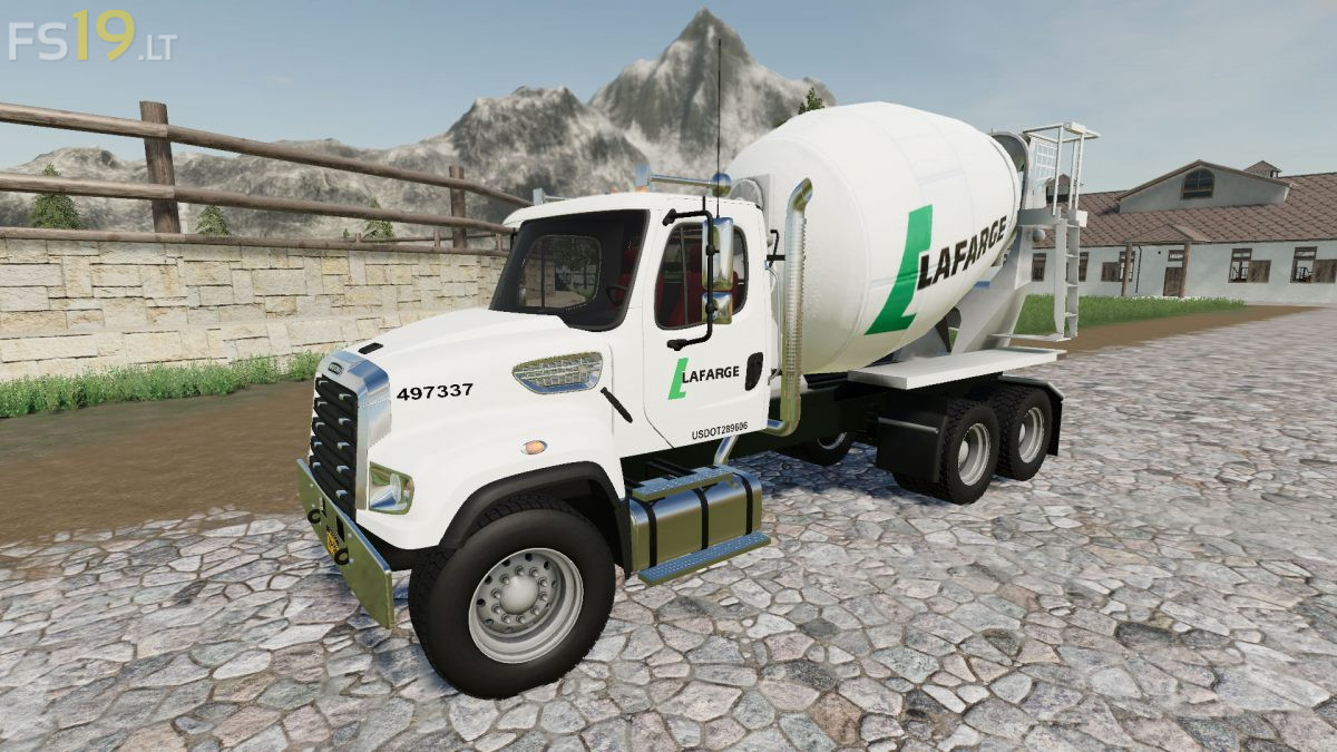 Freightliner Fl114sd Cement Truck V 10 Fs19 Mods Farming Simulator 19 Mods 1172