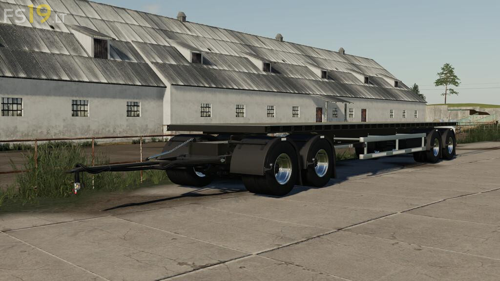 Nmc Flatbed Trailer V 10 Fs19 Mods Farming Simulator 19 Mods 9471