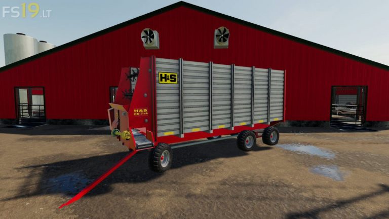 fs19 mod forage harvester pull trailer