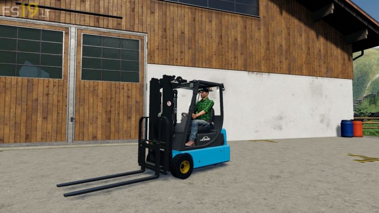 Linde E14-335 v 1.0 - FS19 mods / Farming Simulator 19 mods