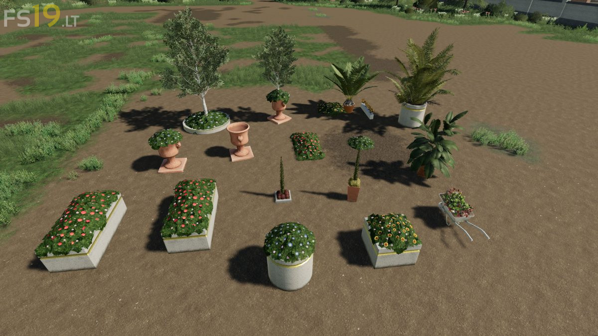 Placeable Flowers Pack V 10 Fs19 Mods Farming Simulator 19 Mods 9694