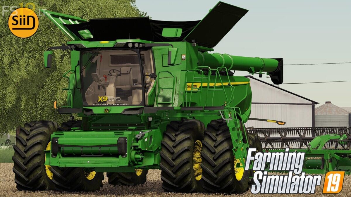 John Deere X9 v 1.0 - FS19 mods / Farming Simulator 19 mods