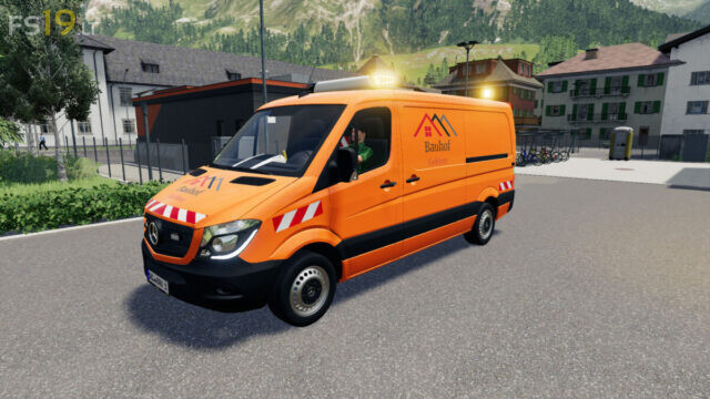 Mercedes Sprinter Bauhof Geldern v 1.0 - FS19 mods / Farming Simulator ...