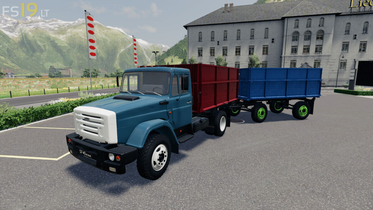 ZIL-4421-&-45065-&-Trailers-1 - FS19 mods / Farming Simulator 19 mods