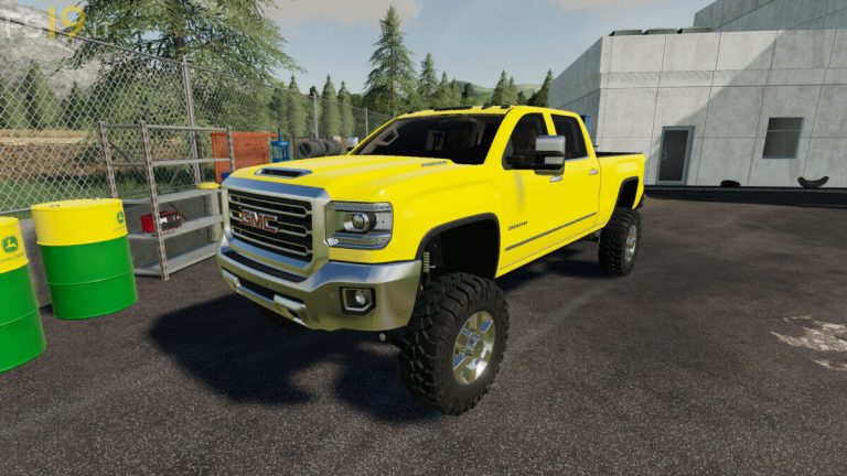 2017 GMC Sierra 2500 HD Duramax v 1.0 - FS19 mods / Farming Simulator ...