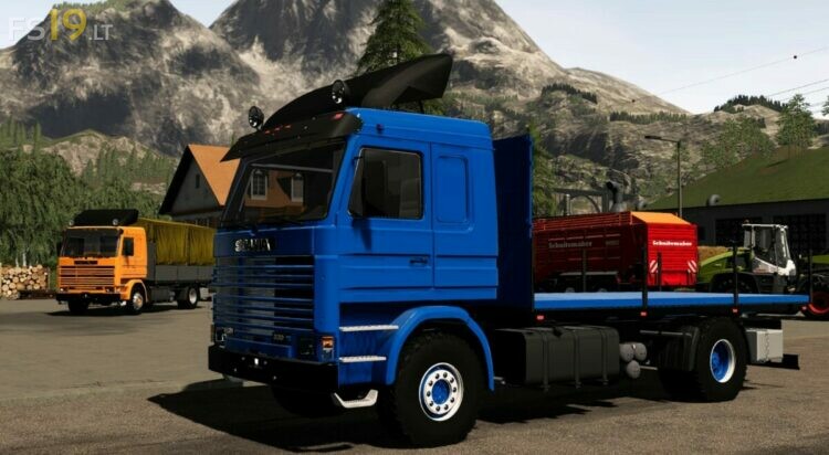 Scania 113h Side Boards V 2.0 - Fs19 Mods   Farming Simulator 19 Mods