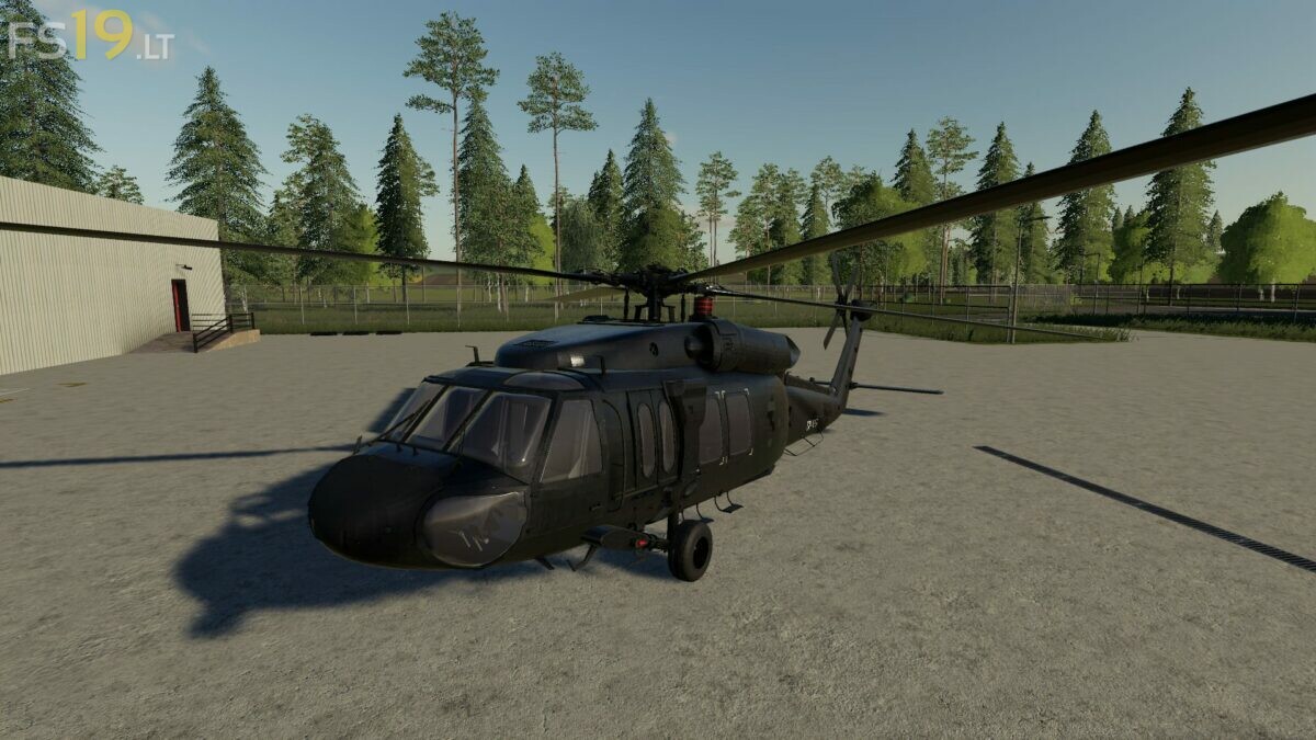 Uh60 Black Hawk Helicopter V 10 Fs19 Mods Farming Simulator 19 Mods