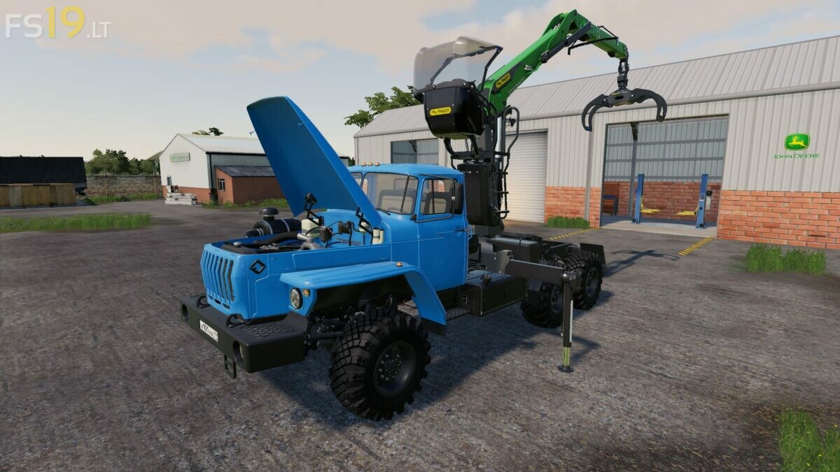 Ural 442 P T Manipulator V 2 0 Fs19 Mods Farming Simulator 19 Mods