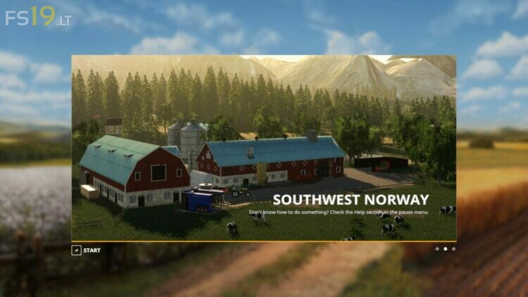 Southwest Norway Map v 1.0 - FS19 mods / Farming Simulator 19 mods