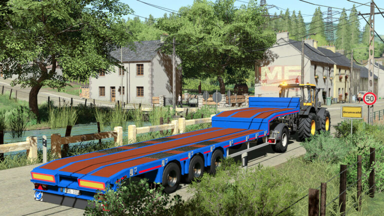 Lizard Low Loader Trailer V 10 Fs19 Mods Farming Simulator 19 Mods 7824