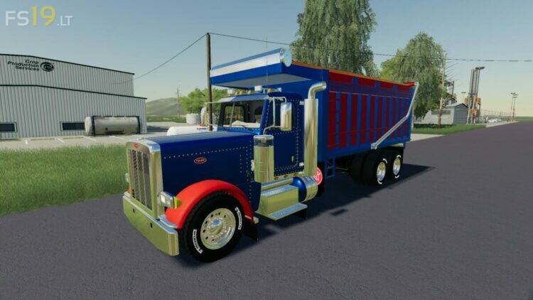 Peterbilt 379 Dump Truck v 1.0.0.2 - FS19 mods / Farming Simulator 19 mods