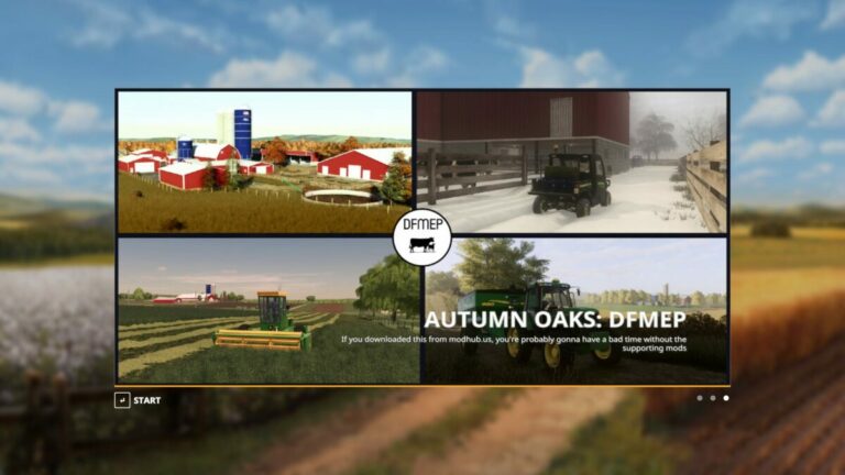 Autumn Oaks Map v 1.0 - FS19 mods / Farming Simulator 19 mods