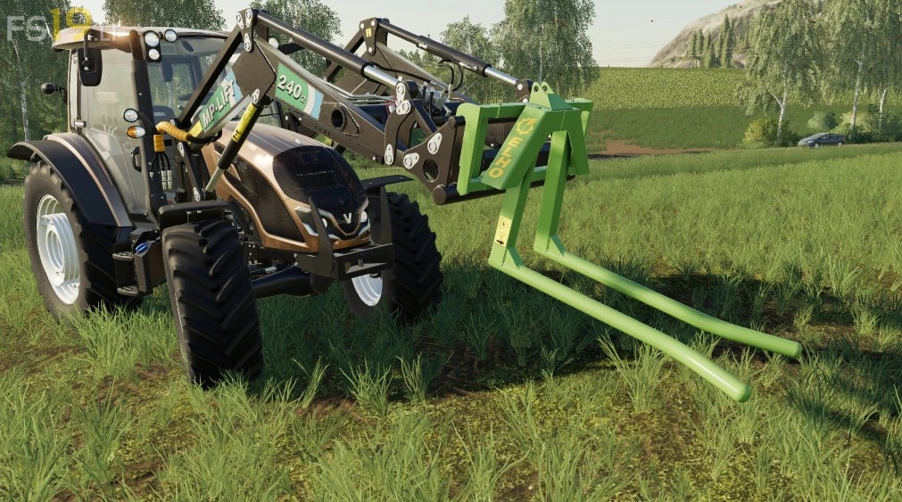 Elho JM Round Bale Fork V FS Mods Farming Simulator Mods