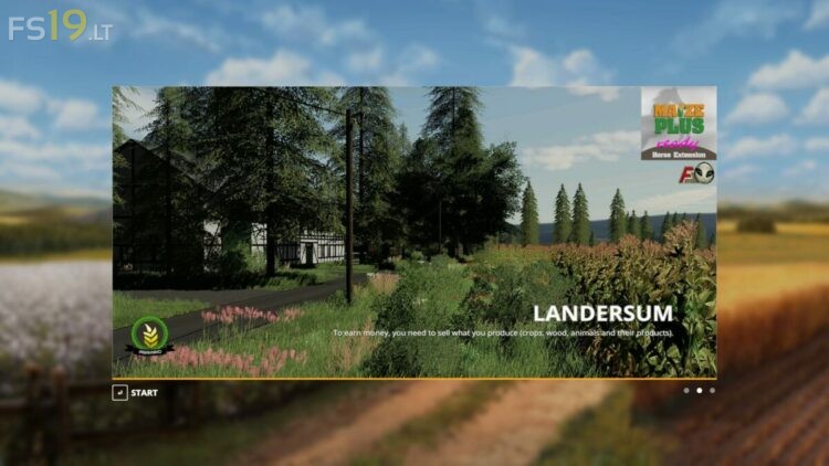 Landersum Map v 1.1 - FS19 mods / Farming Simulator 19 mods