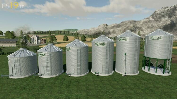 Sukup 18 Ft Bins Pack V 10 Fs19 Mods Farming Simulator 19 Mods 1752