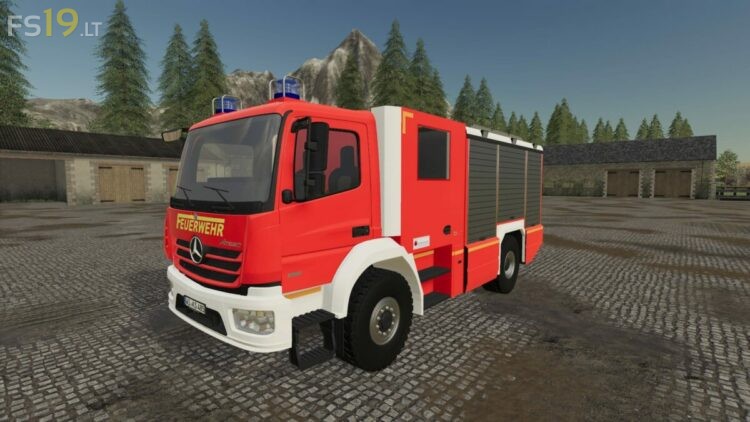 Mercedes Benz Atego Firetruck - FS19 mods / Farming Simulator 19 mods