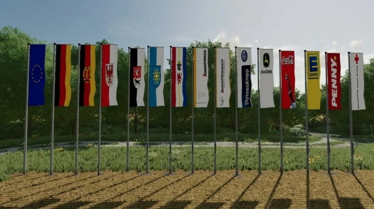 Flags Pack 2 1 Fs19 Mods Farming Simulator 19 Mods 2655