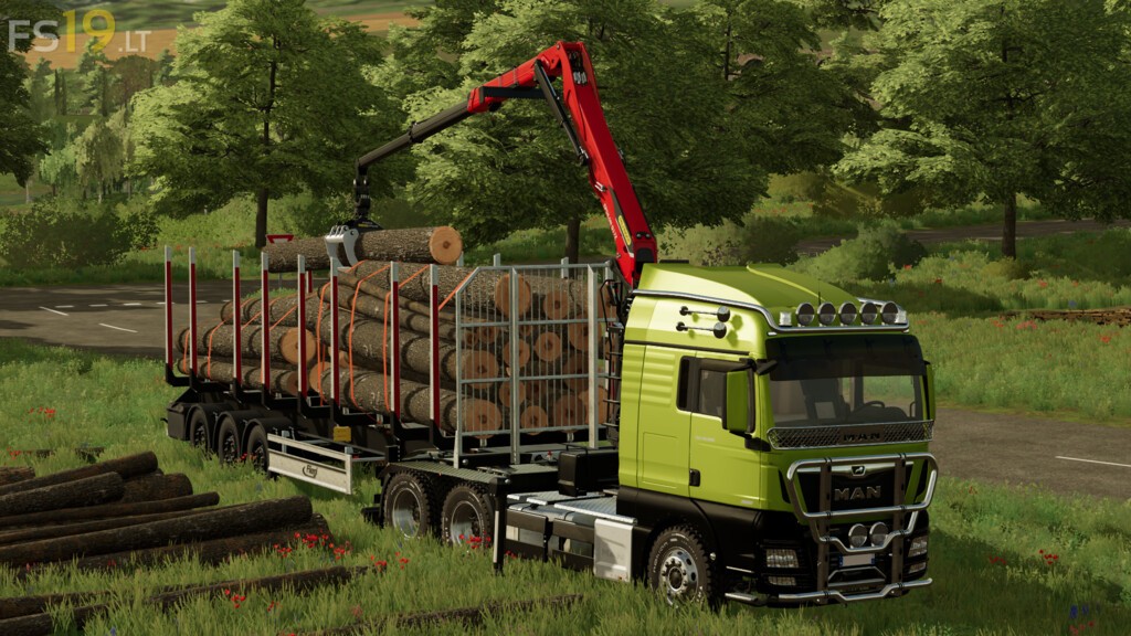 MAN TGX Forest Truck v 1.0 - FS22 Mods