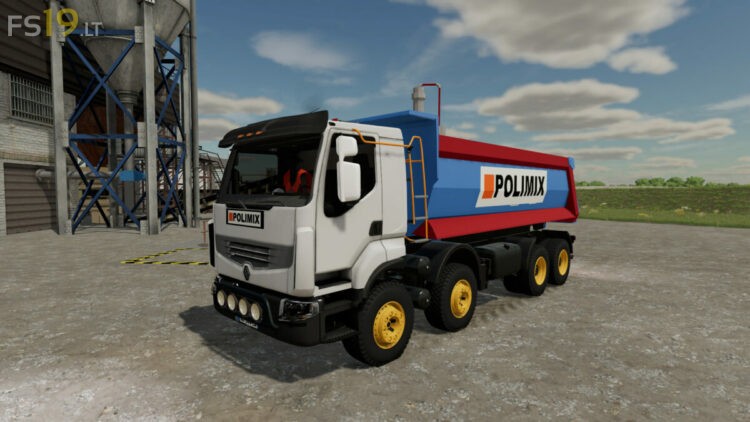 Renault Lander 8x4 Tipper Truck V 10 Fs19 Mods Farming Simulator 19 Mods 2121