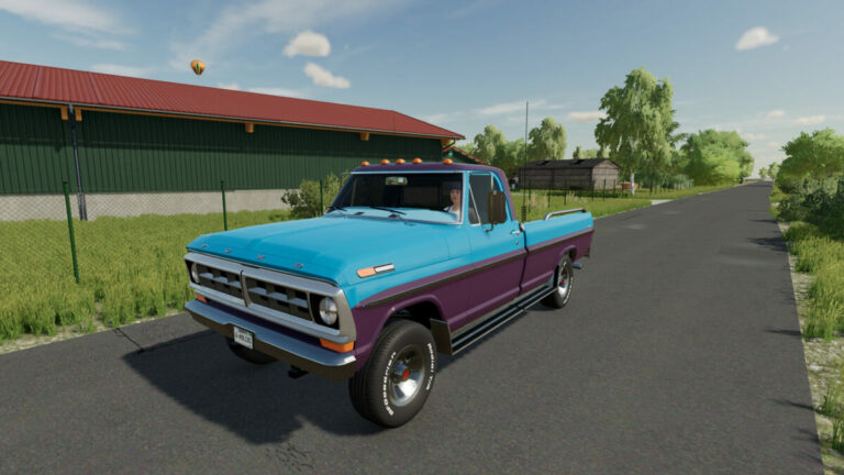 1972 Ford F100 Series v 1.0 - FS19 mods / Farming Simulator 19 mods