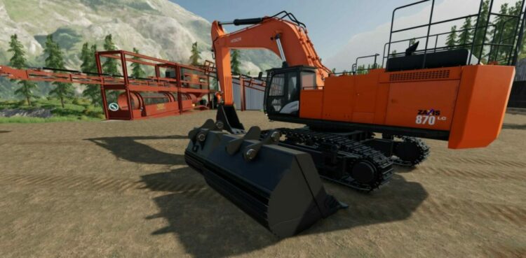 Hitachi Zaxis Lc V Fs Mods Farming Simulator Mods