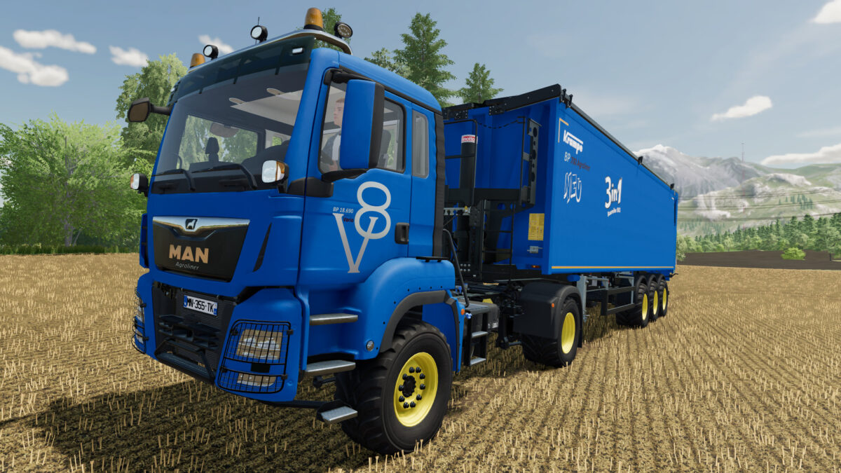 MAN BP 18.690 V8 v 1.0.1.0 - FS22 Mods