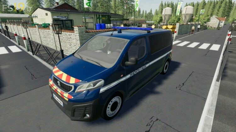 Peugeot Expert Gendarmerie v 1.0 - FS19 mods / Farming Simulator 19 mods