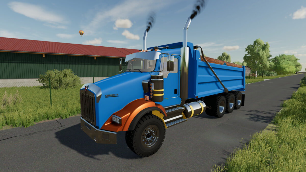 Kenworth T800 Dump Truck V 10 Fs22 Mods 8667