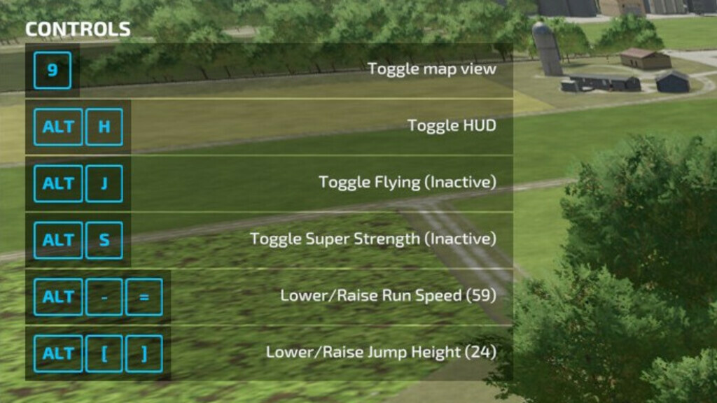 Player Super Strength v 1.0 - FS19 mods / Farming Simulator 19 mods