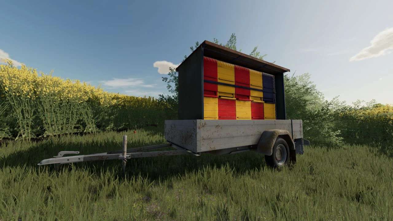 Small Beehive Trailer v 1.0 - FS22 Mods