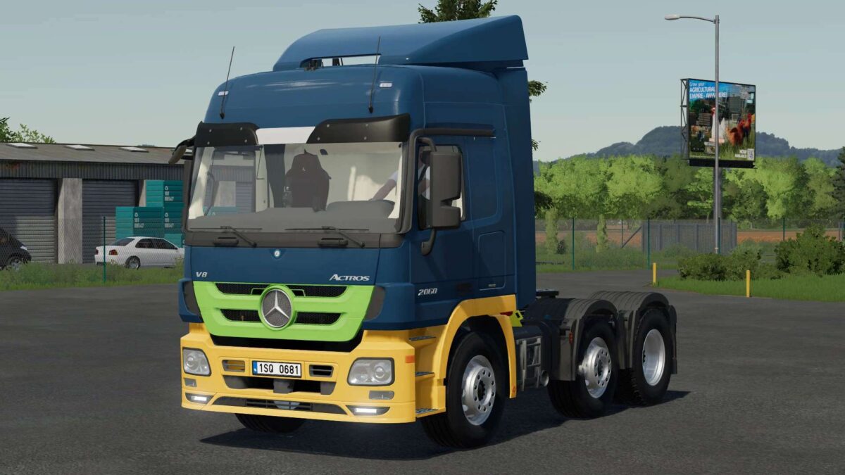 Mercedes Benz Actros MP3 v 1.3 - FS22 Mods