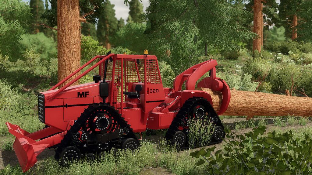 Massey Ferguson 320 Skidder V 1.0 - Fs22 Mods